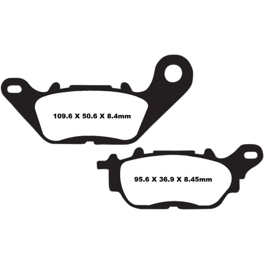 Klocki hamulcowe EBC SFA YAMAHA GPD125 GPD155