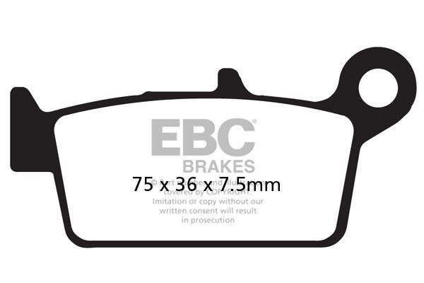 Klocki hamulcowe EBC SFA HONDA NSR75