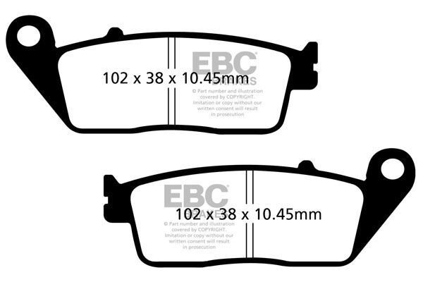 Klocki hamulcowe EBC SFA KYMCO XCITING