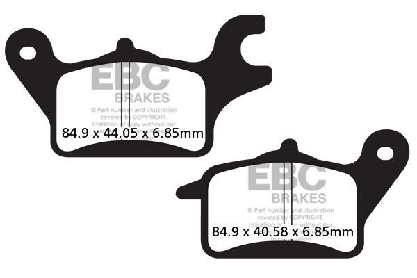Klocki hamulcowe EBC SFA HONDA VISION Klocki hamulcowe EBC SFA HONDA VISION