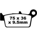 Klocki hamulcowe EBC SFA HH HONDA NSR50 NSR75