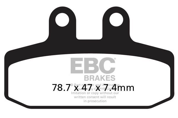 Klocki hamulcowe EBC SFA HH APRILIA ATLANTIC