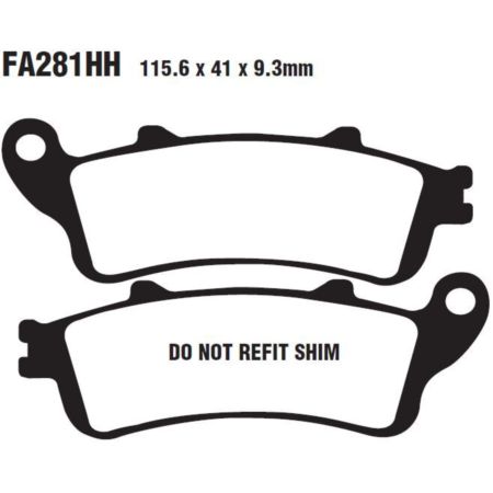 Klocki hamulcowe EBC SFA HH HONDA FES125 FES150