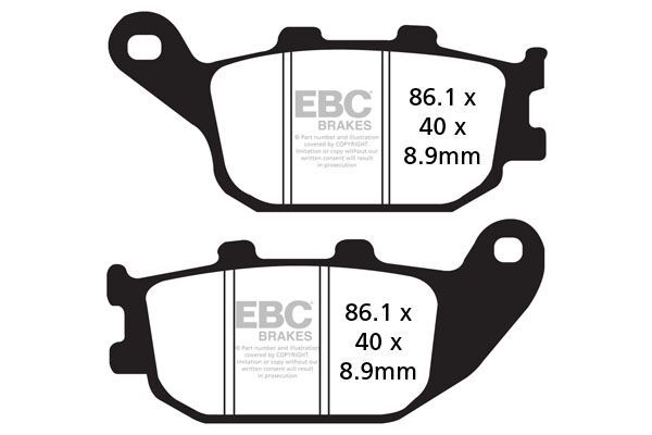 Klocki hamulcowe EBC SFA HH HONDA NSS250