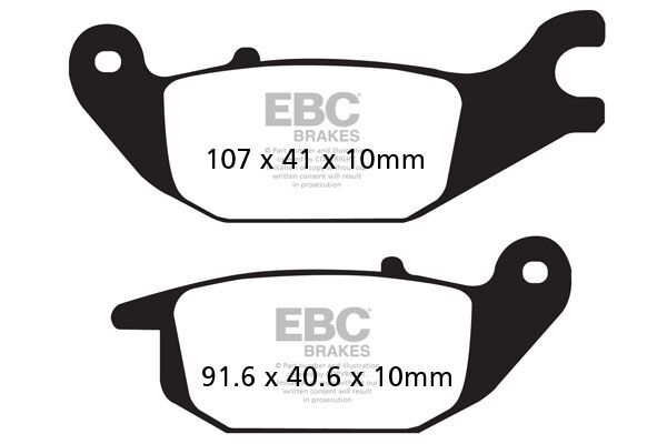 Klocki hamulcowe EBC SFA YAMAHA MW125