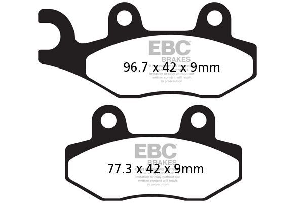 Klocki hamulcowe EBC SFA CARBON AEON ELITE Klocki hamulcowe EBC SFA CARBON AEON ELITE