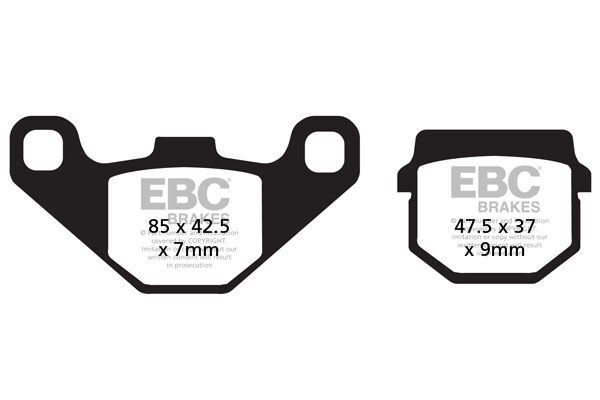 Klocki hamulcowe EBC SFA CARBON ADLY AIR TEC