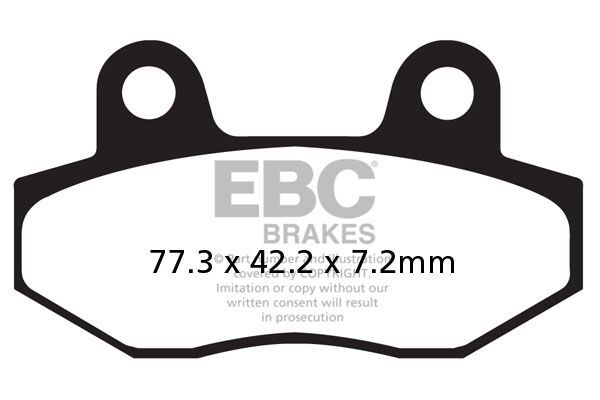 Klocki hamulcowe EBC SFA CARBON BENELLI R18