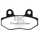 Klocki hamulcowe EBC SFA CARBON BENELLI R18