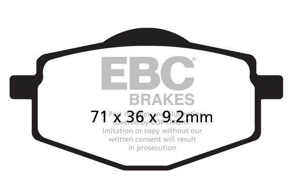 Klocki hamulcowe EBC SFA CARBON BETA EIKON