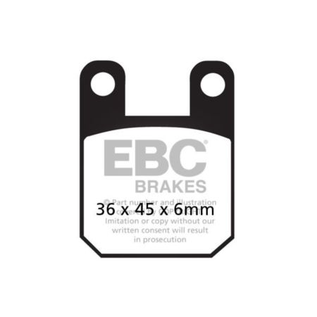 Klocki hamulcowe EBC SFA CARBON ITALJET MILLENIUM