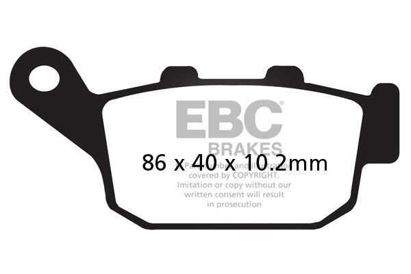 Klocki hamulcowe EBC SFA CARBON HONDA FES125