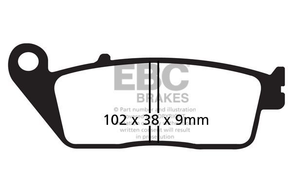 Klocki hamulcowe EBC SFA CARBON BMW C600 C650