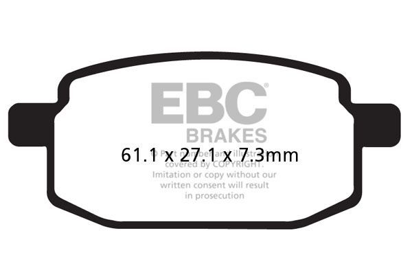 Klocki hamulcowe EBC SFA CARBON HYOSUNG NEWTEE