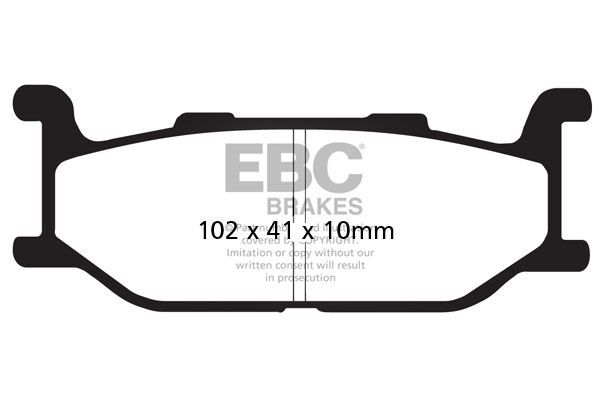 Klocki hamulcowe EBC SFA CARBON YAMAHA XP500 YP400