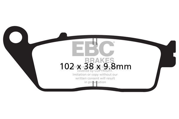 Klocki hamulcowe EBC SFA CARBON BMW C600 C650