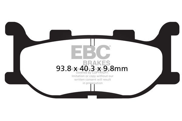 Klocki hamulcowe EBC SFA CARBON YAMAHA CP250 XP500