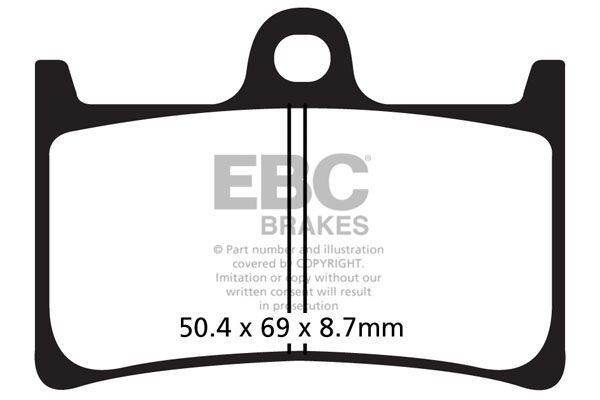 Klocki hamulcowe EBC SFA CARBON YAMAHA XP500