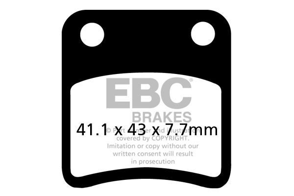 Klocki hamulcowe EBC SFA CARBON CAGIVA CITY