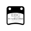 Klocki hamulcowe EBC SFA CARBON CAGIVA CITY