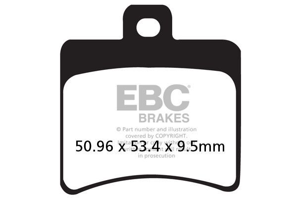 Klocki hamulcowe EBC SFA CARBON APRILIA ATLANTIC