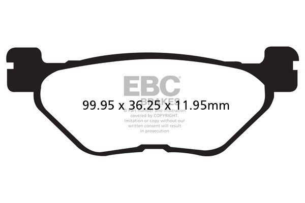 Klocki hamulcowe EBC SFA CARBON YAMAHA XP500 XP530