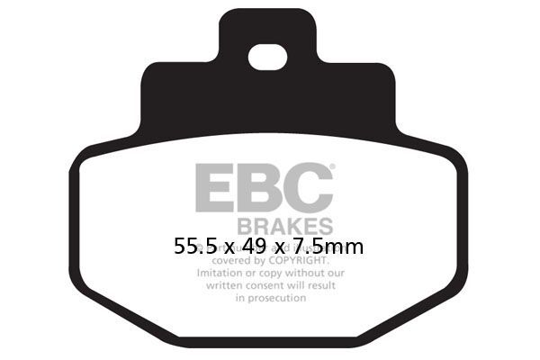 Klocki hamulcowe EBC SFA CARBON BENELLI ADIVA