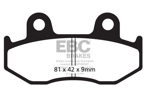 Klocki hamulcowe EBC SFA CARBON HONDA NES125