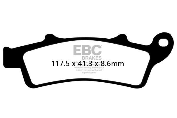 Klocki hamulcowe EBC SFA CARBON APRILIA ATLANTIC Klocki hamulcowe EBC SFA CARBON APRILIA ATLANTIC