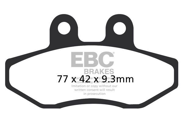 Klocki hamulcowe EBC SFA CARBON YAMAHA XC125