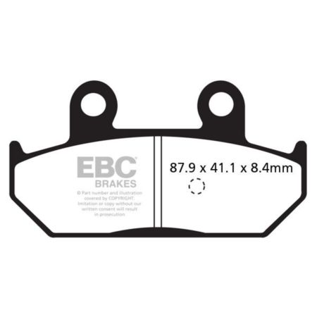 Klocki hamulcowe EBC SFA CARBON SUZUKI AN400 AN650