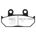 Klocki hamulcowe EBC SFA CARBON SUZUKI AN400 AN650