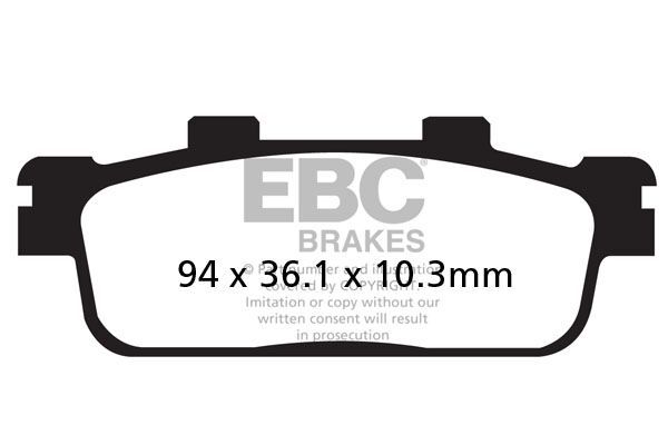 Klocki hamulcowe EBC SFA CARBON DAELIM S300