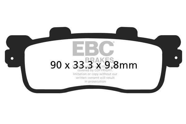 Klocki hamulcowe EBC SFA CARBON KAWASAKI J300