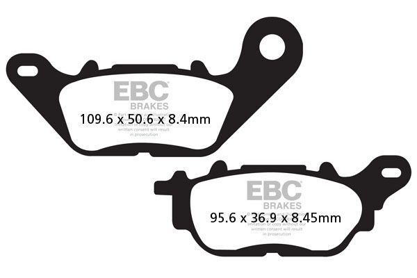 Klocki hamulcowe EBC SFA CARBON YAMAHA GPD125
