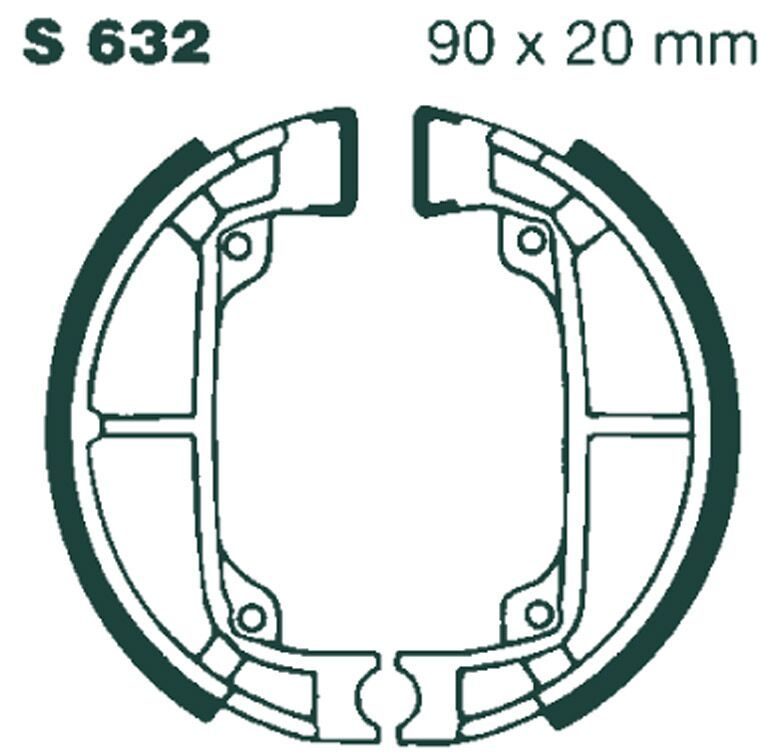 Szczęki hamulcowe EBC SUZUKI AE50