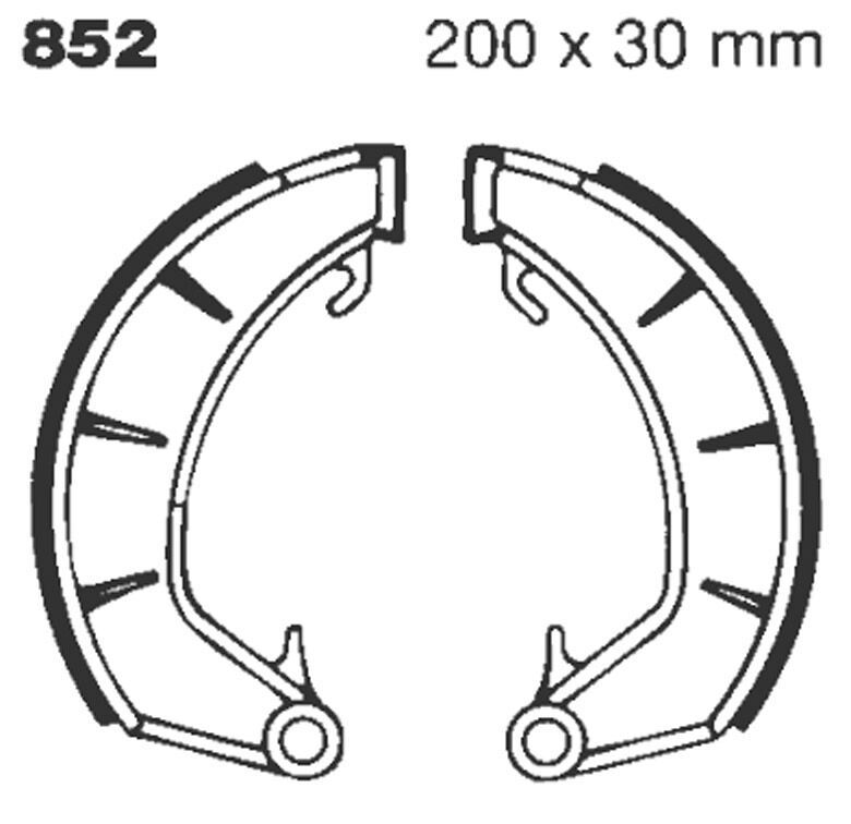 Szczęki hamulcowe EBC NORTON COMMANDO