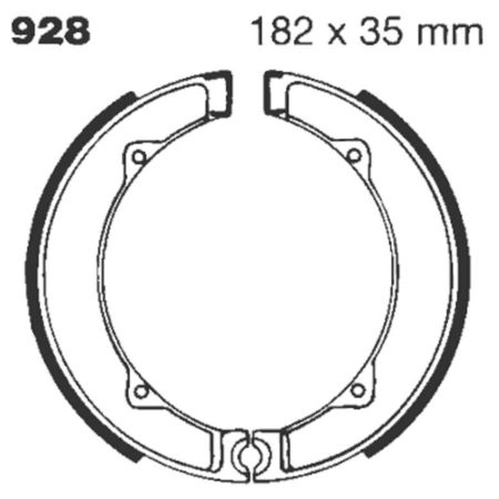 Szczęki hamulcowe EBC DUCATI MARK