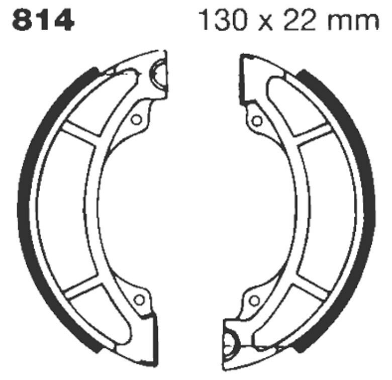 Szczęki hamulcowe EBC KTM GS500 MX125 MX250 MX300 Szczęki hamulcowe EBC KTM GS500 MX125 MX250 MX300