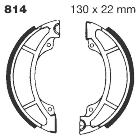 Szczęki hamulcowe EBC KTM GS500 MX125 MX250 MX300