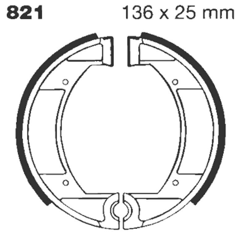Szczęki hamulcowe EBC MAICO F100 GS125 GS175 GS250