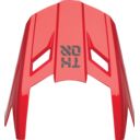 Daszek kasku THOR YOUTH FLEET FORGE RED czerwony