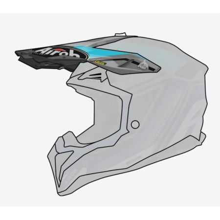 Daszek Kasku AIROH AVIATOR 3 BLUE BLUE