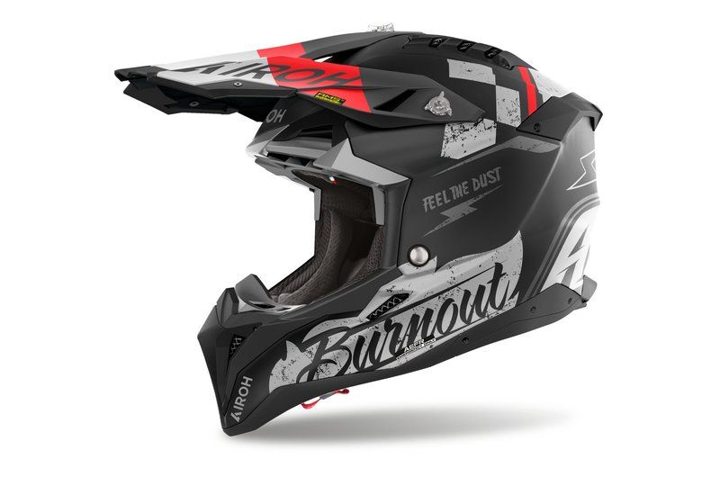 Kask AIROH AVIATOR 3 BURNOUT MATT BLACK S