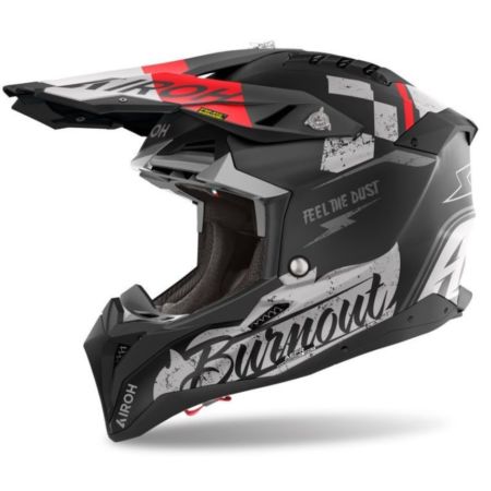 Kask AIROH AVIATOR 3 BURNOUT MATT BLACK L