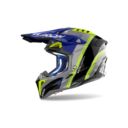 Kask AIROH AVIATOR 3 HIMA BLUE GLOSS szary S
