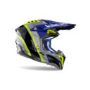 Kask AIROH AVIATOR 3 HIMA BLUE GLOSS szary L