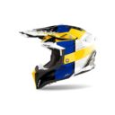 Kask AIROH AVIATOR 3 MONARCH BLUE/YELLOW GLOSS XS