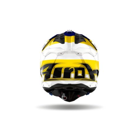 Kask AIROH AVIATOR 3 MONARCH BLUE/YELLOW GLOSS XL
