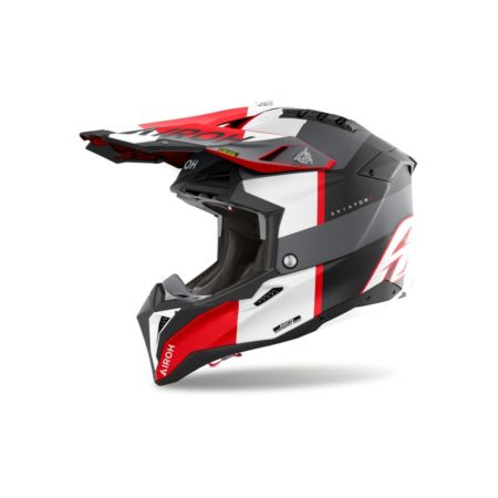Kask AIROH AVIATOR 3 MONARCH GREY/RED MATT M